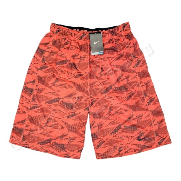 Nike Other - Nike Lacrosse Basketball Style Shorts 2-Layer Mesh 647514-870 Medium (Mango)